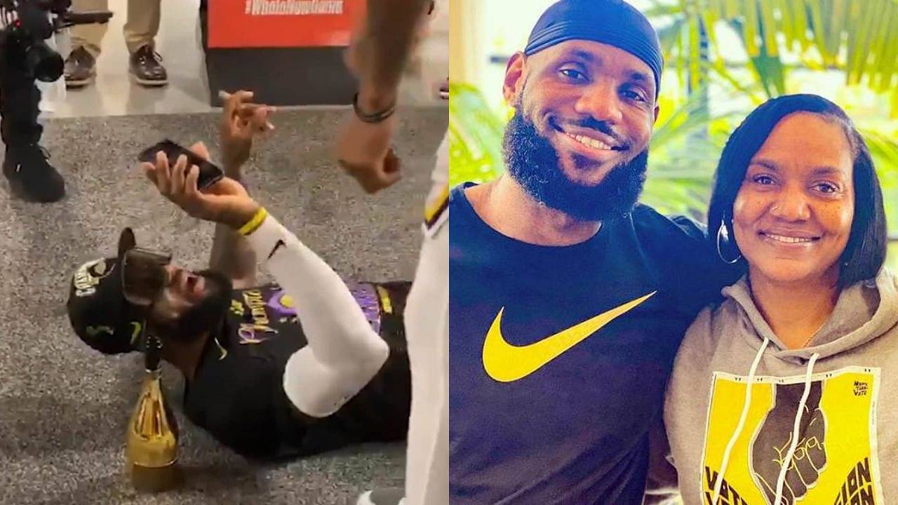 LeBron James shared a heartfelt moment with mother Gloria James post the 2020 Bubble Championship
