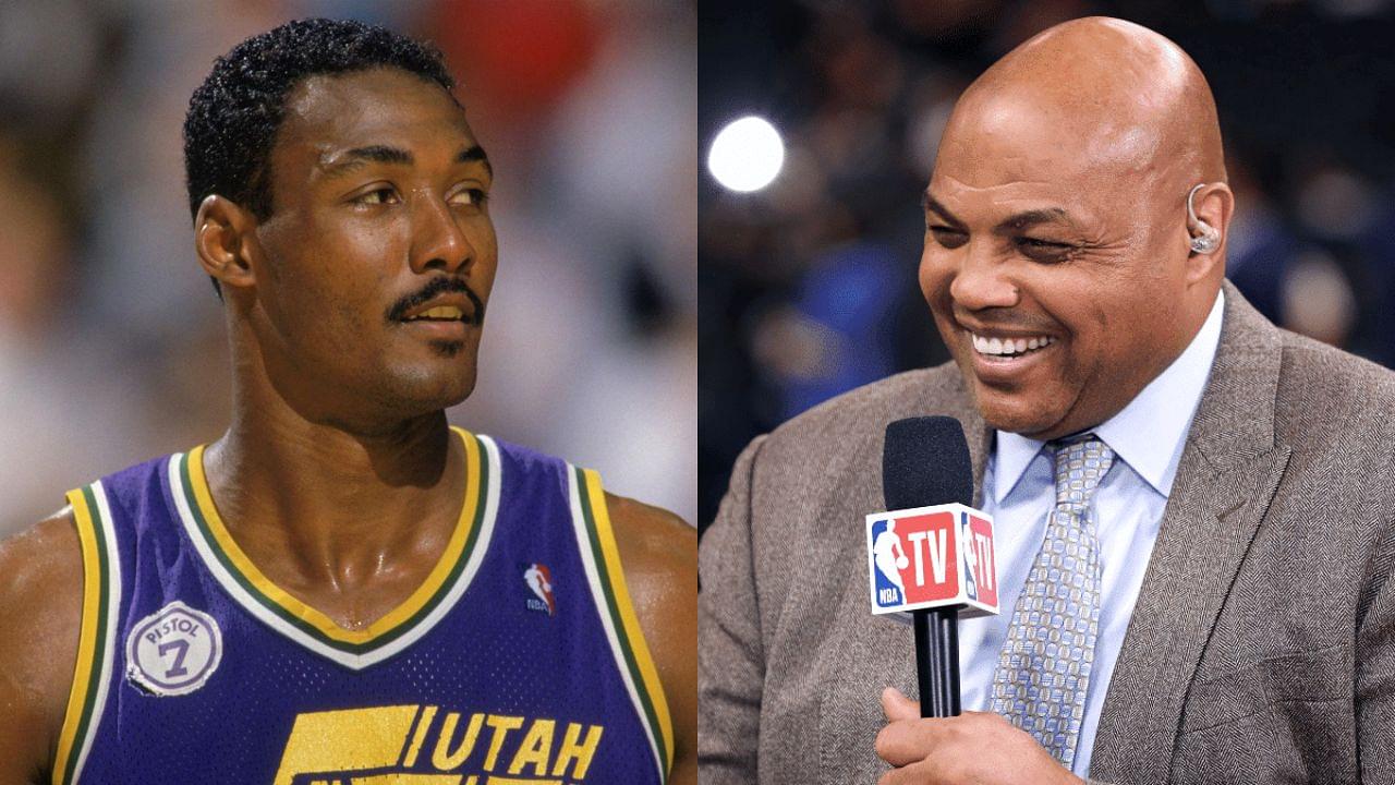 Charles Barkley admitted to knowing how to ride Karl Malone while flopping against him Rockets-Jazz games