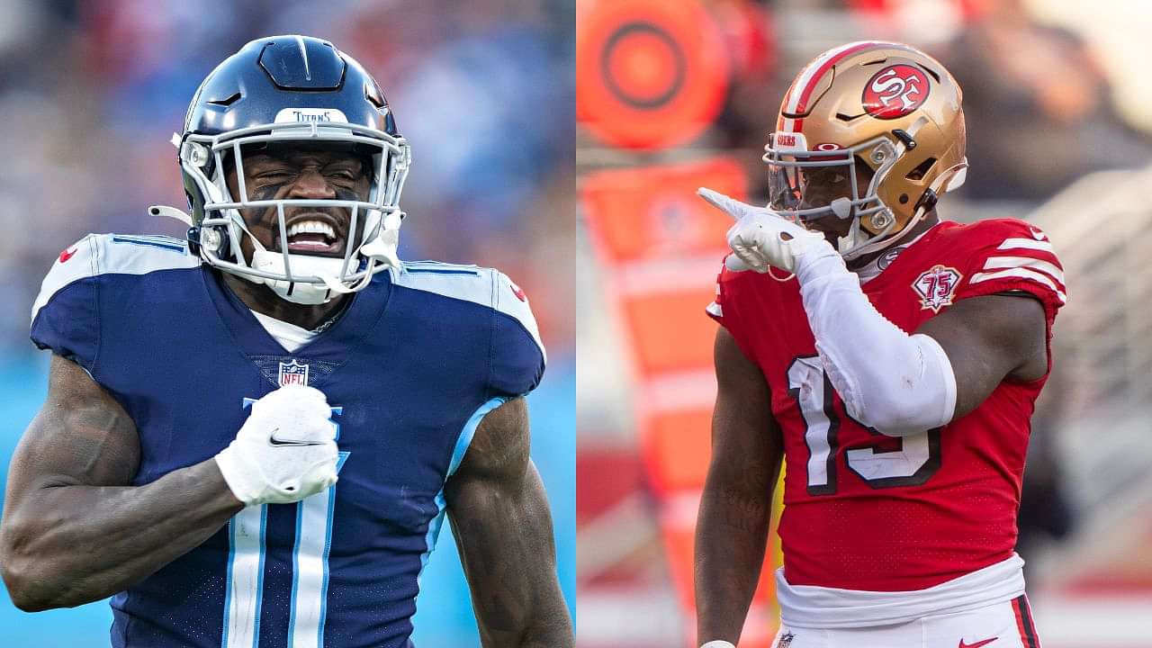 Deebo Samuel gets TD vs. Rams, shoutout from Titans A.J. Brown