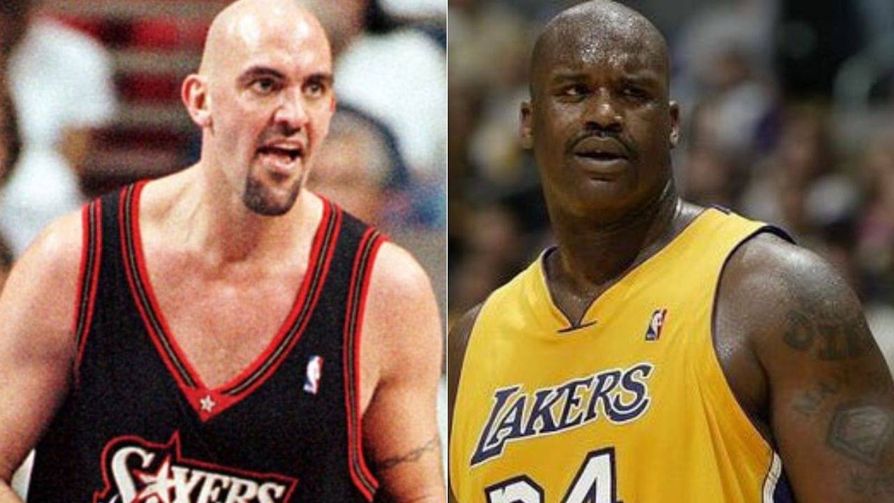 Shaquille O’Neal got into a heated altercation with a fellow 7-footer during the 2001 NBA Finals