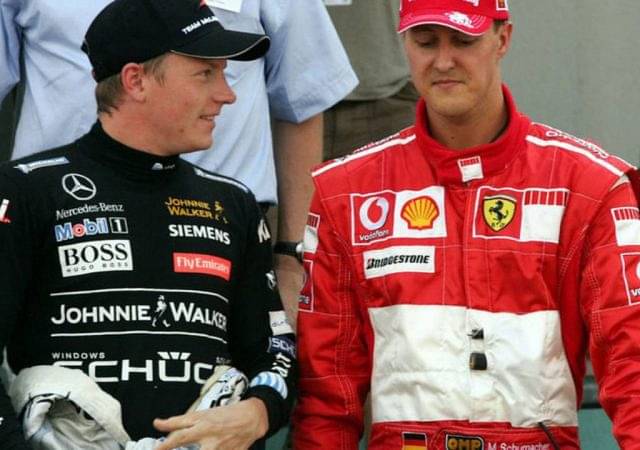 When Michael Schumacher dropped $45 million a year salary just not to team up with Kimi Raikkonen