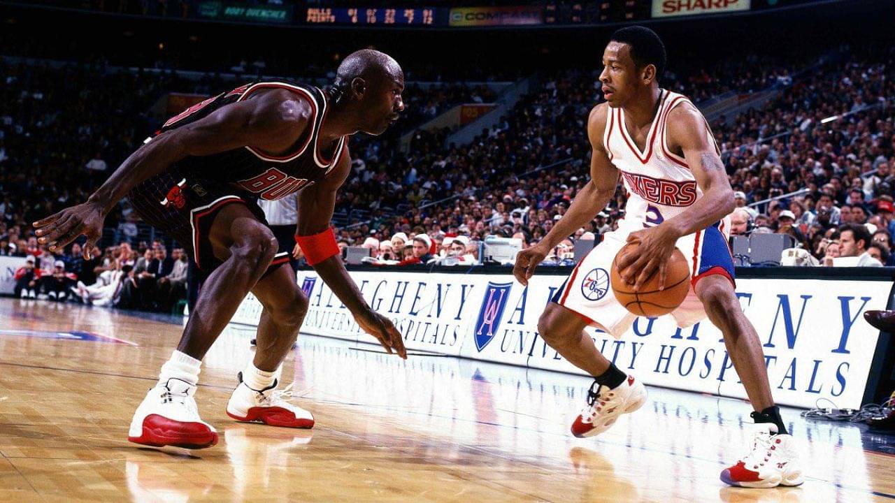 rastro Frontera Categoría 6'6" Michael Jordan embarrassed Allen Iverson just a year after The  Answer's famous crossover on him - The SportsRush