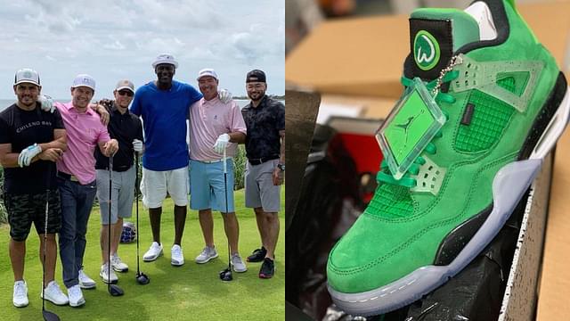 Michael Jordan owns 23 of the 46 "Wahlburger 4s" but Mark Wahlberg's son was keen on getting $100,000 for them