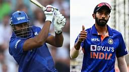 Indian pacer Jasprit Bumrah and Hardik Pandya have congratulated Kieron Pollard on completing the milestone of 600 T20 games.