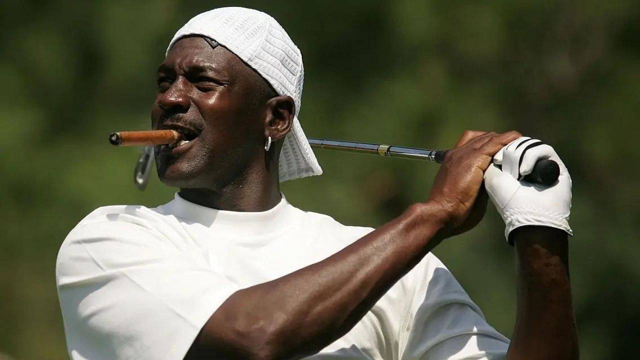 6’6 Michael Jordan playing 36 holes and a basketball game in 12 hours had Danny Ainge in complete disbelief 