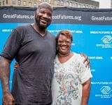 Shaquille O’Neal’s mother Lucille O'Neal surprised him for his 46th birthday, made him drop the cake!