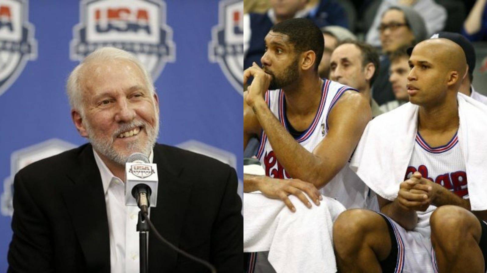“Gregg Popovic liked Donald Trump over Richard Jefferson": Tim Duncan hilariously opened up about Coach Pop and RJ's relationship