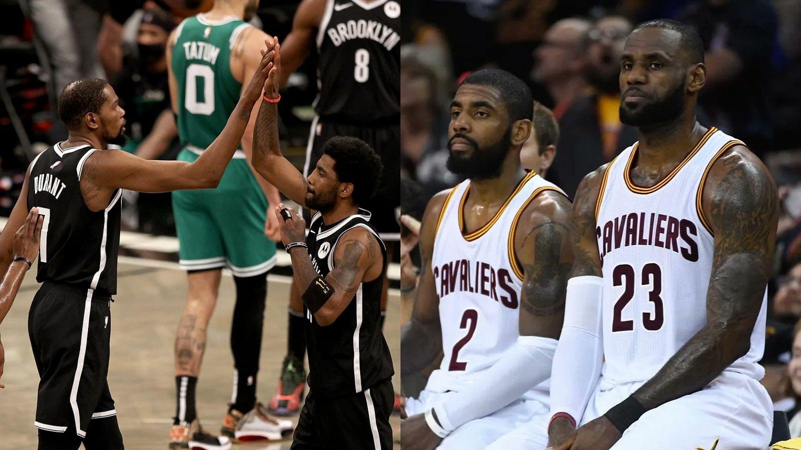 Kyrie Irving has a 11-11 playoff record since leaving LeBron James’ Cavaliers, before that it was 38-13