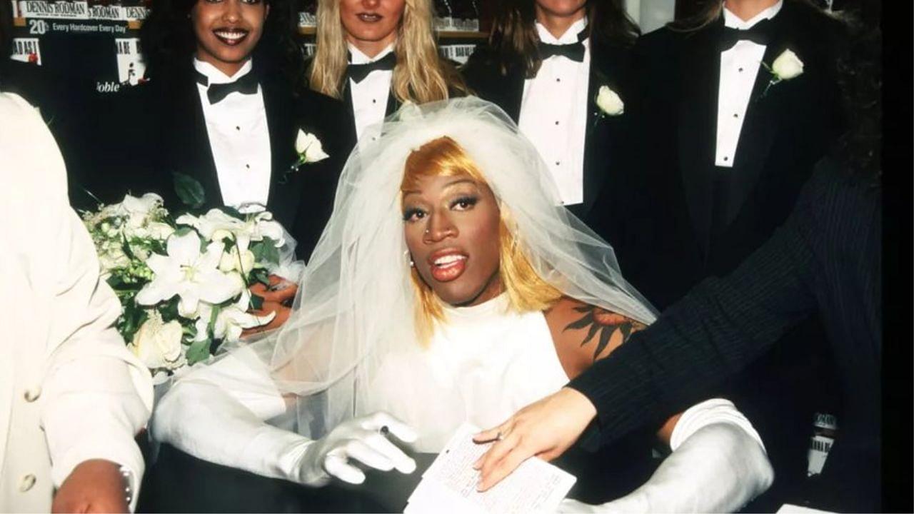Dennis Rodman married himself to increase his $500,000 net worth