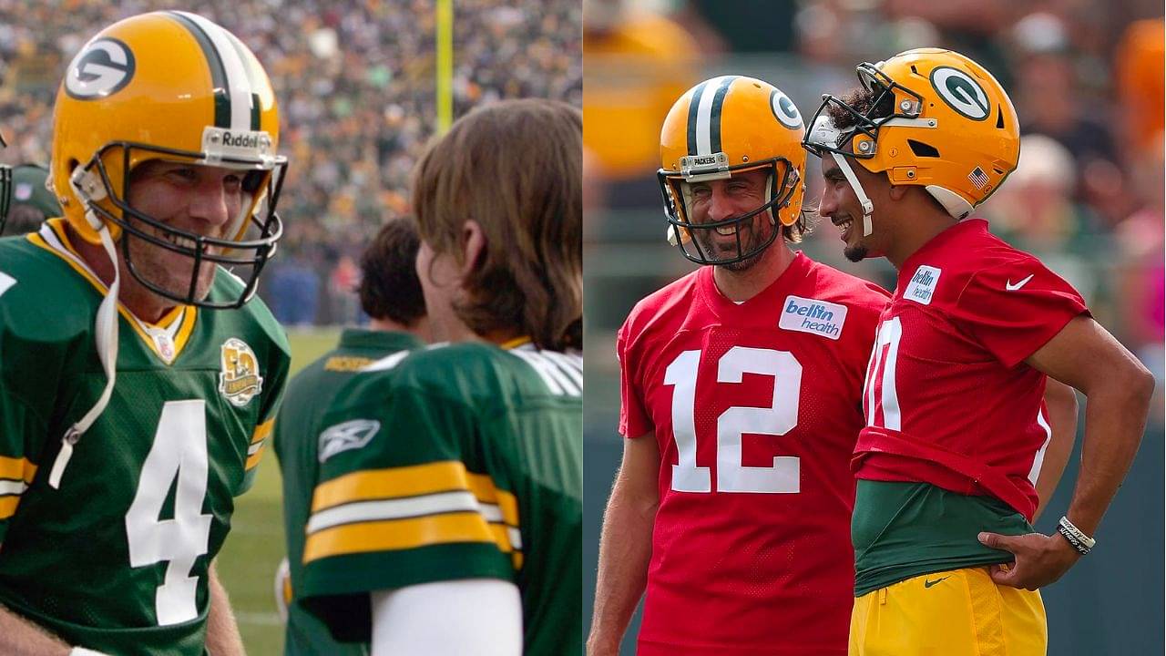 Aaron Rodgers Compares Jordan Love to Himself Backing Up the Legendary Brett Favre