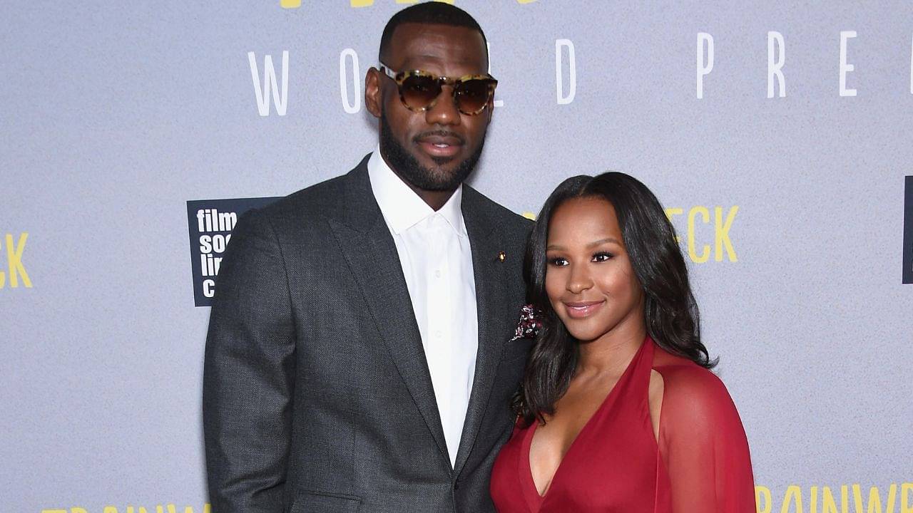 LeBron James might get some slack from his wife Savannah James after he posted a video of him being distracted while discussing vows.