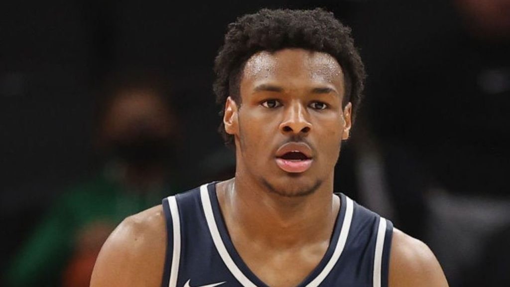 LeBron James couldn't get enough of 6'3 Bronny and his new found