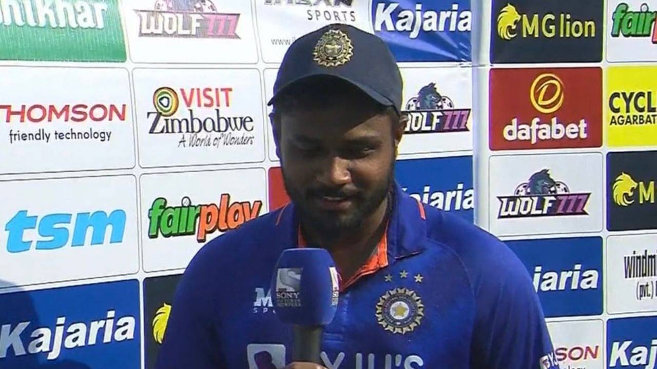 "Even more special to do it for the country": Sanju Samson cherishes Man of the Match award in IND vs ZIM 2nd ODI