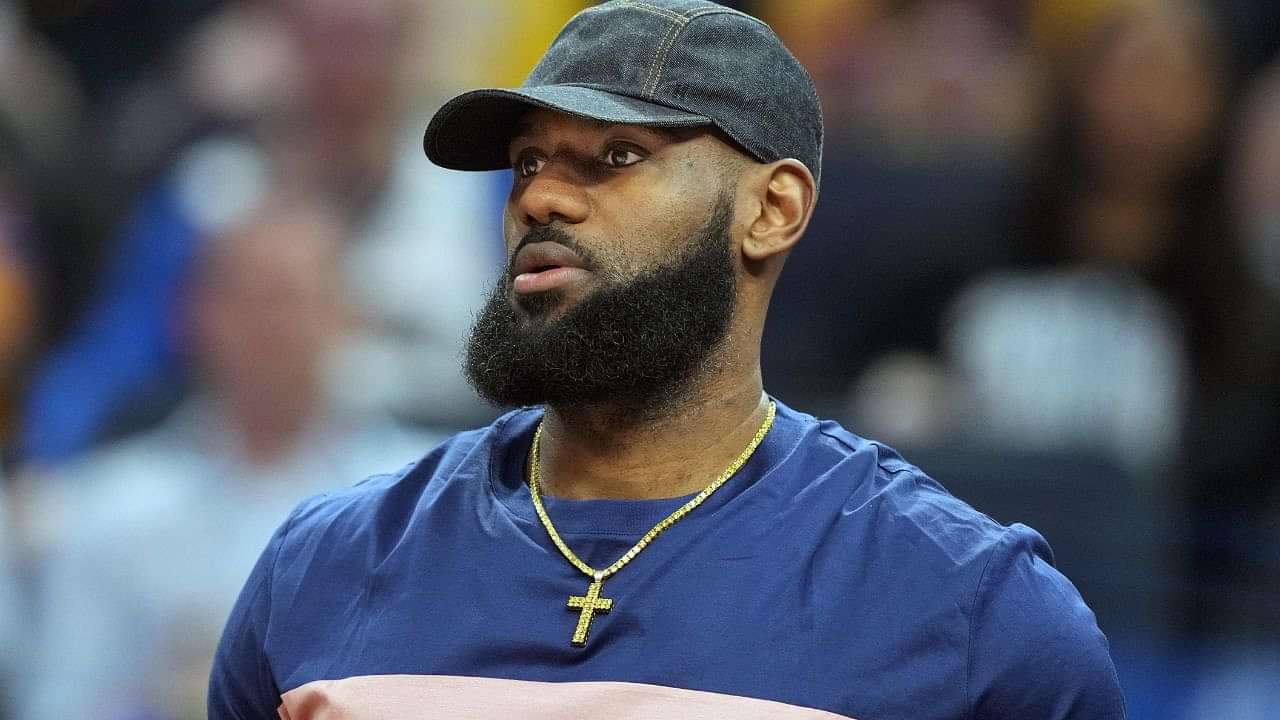 6'9 LeBron James and Magic Johnson nearly 'squared up' with Chris Rock at church