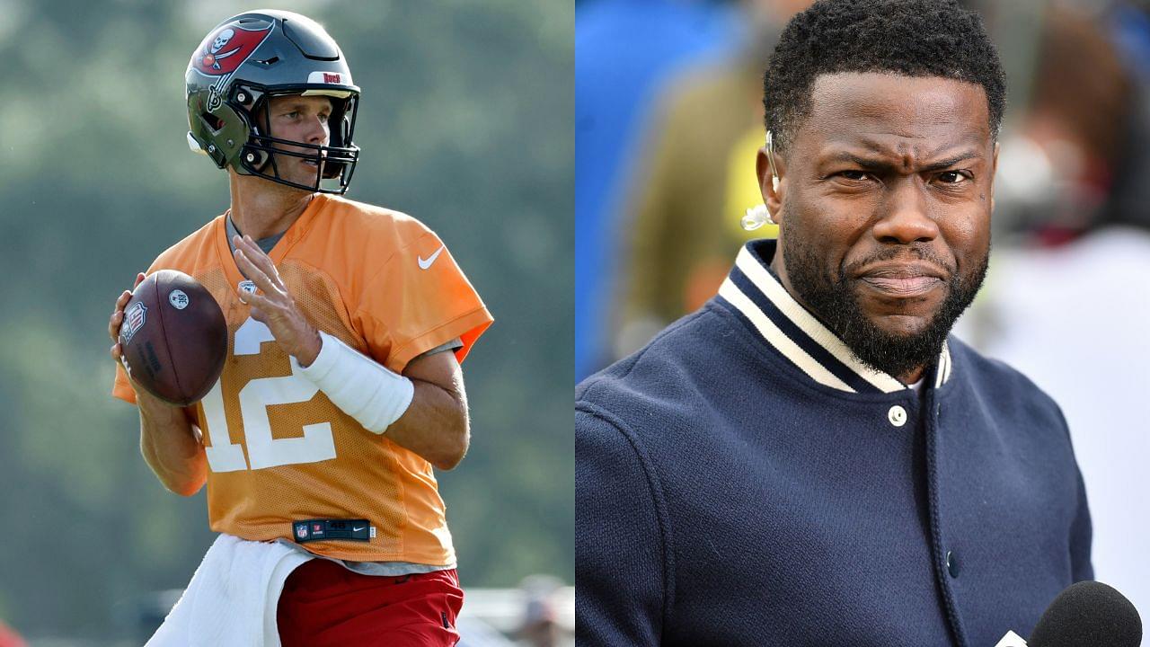 $250 million QB Tom Brady was hilariously trolled by Kevin Hart over "Tampa Brady" trademark move