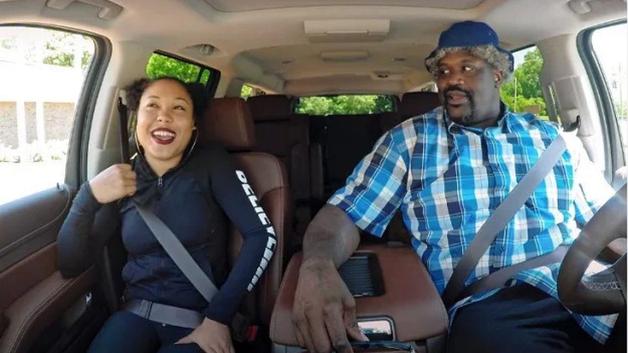 7-foot undercover Lyft driver Shaquille O'Neal hilariously storms out of cab on Kobe Bryant's mention