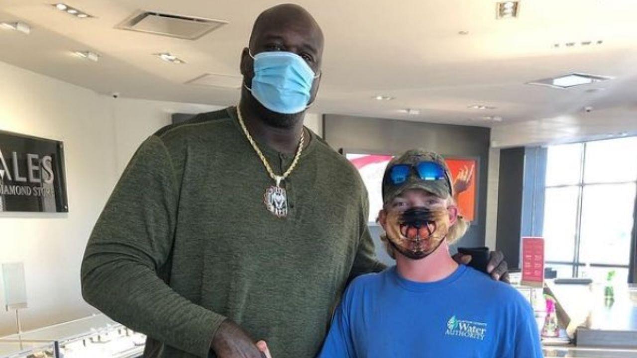 Shaquille O’Neal didn’t shy away from using his $400 million worth to pay for a young man's engagement ring