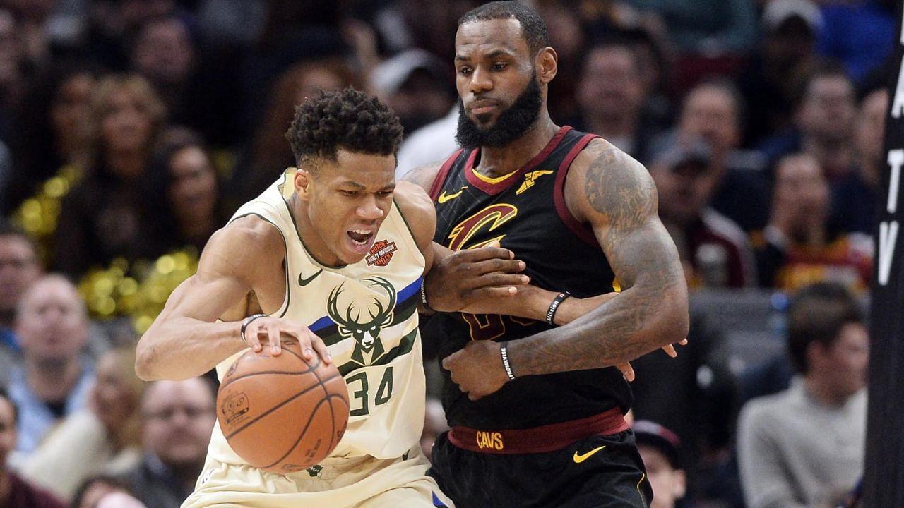 Giannis Antetokounmpo might be atop Mount Olympus as per analysts, but the Greek God himself thinks LeBron "the King" James is above him. 