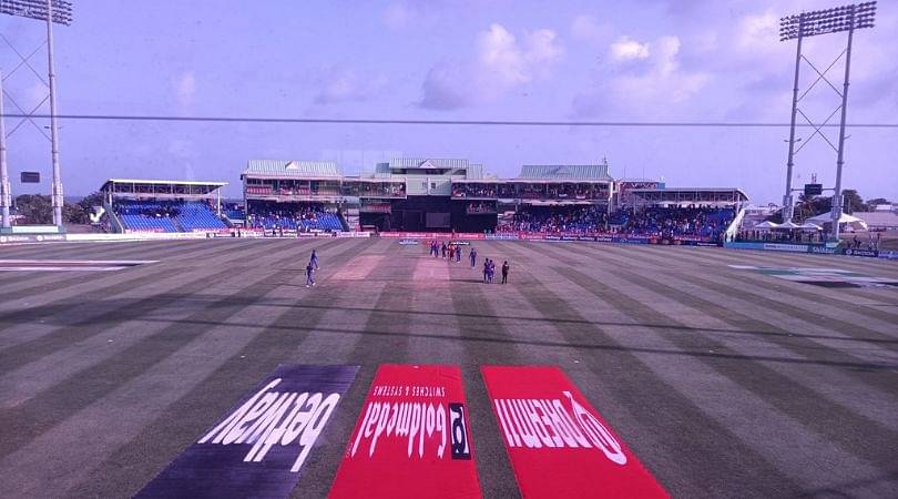 Warner Park Stadium pitch report today: Warner Park Basseterre St Kitts pitch report 3rd T20 IND vs WI batting or bowling