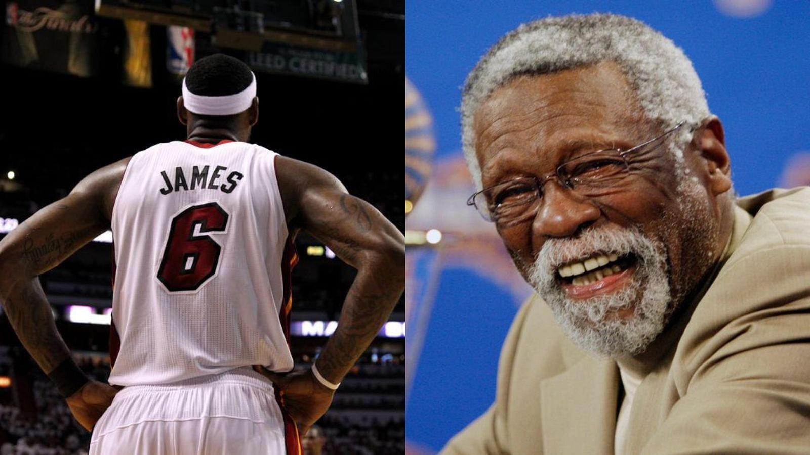 Bill Russell gets Miami Heat No. 6 honor before LeBron James