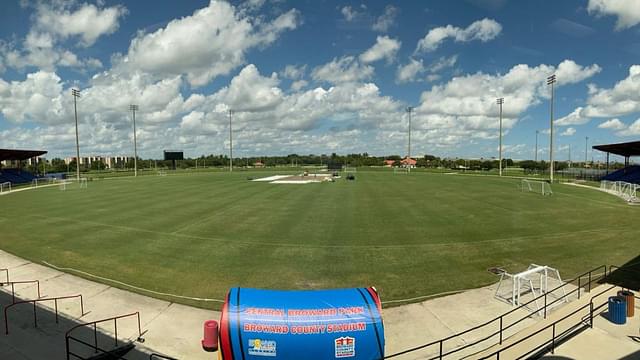 Weather at Florida Lauderhill today: Lauderhill Florida weather forecast Central Broward Park for 5th IND vs WI T20I