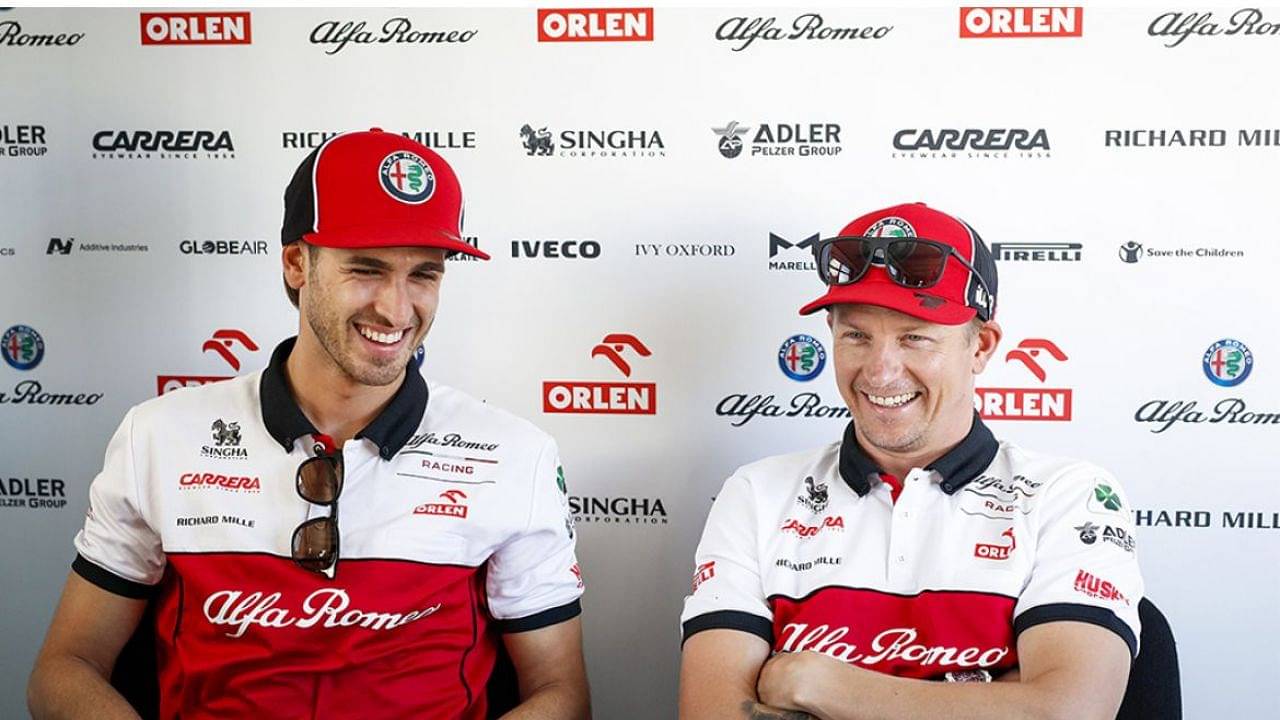 "They invaded Nicholas Latifi's house"- Watch Kimi Raikkonen ask teammate Antonio Giovinazzi to try Nutella