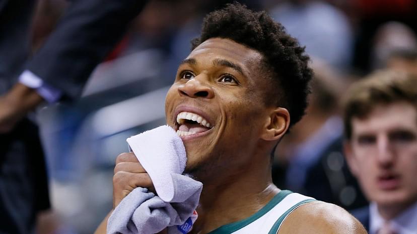 Giannis Antetokounmpo had perhaps the greatest punishment of all time for slacking on rookie duties