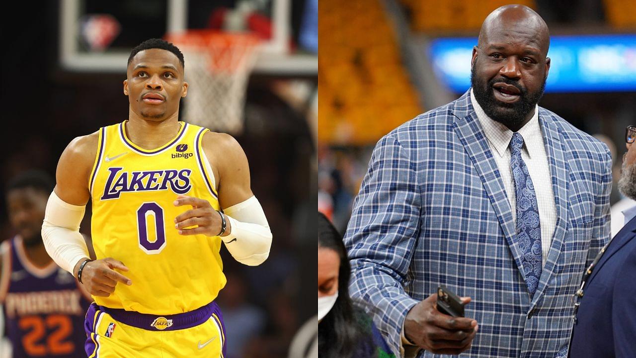 "Russell Westbrook was being too nice": Shaquille O'Neal dishes out reason behind former MVP's horrid Lakers debut