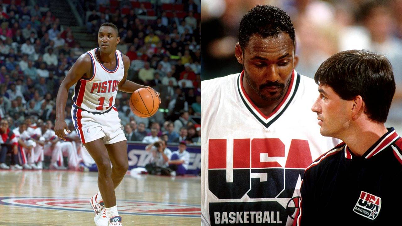 "Karl Malone missed me by 2-stitches": Isiah Thomas hilariously recalls bl**dy incident with the Mailman