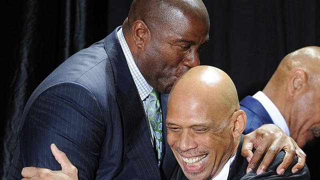 Magic Johnson, Kareem Abdul-Jabbar, and the "Showtime Lakers" take a retreat to Hawaii after over 30 years