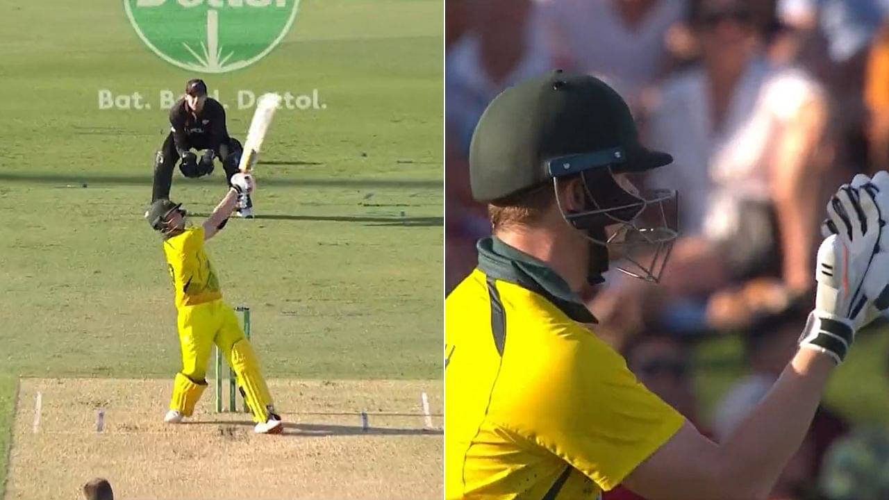 "Steve Smith's awareness is second to none": Steve Smith slogs Jimmy Neesham knowing five New Zealand fielders outside circle; asks umpire for free-hit