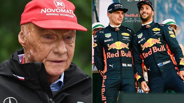 Niki Lauda jokes that both Max Verstappen and Daniel Ricciardo had to pay $1 Million for the 2018 Azerbaijan GP crash if they were a part of Mercedes