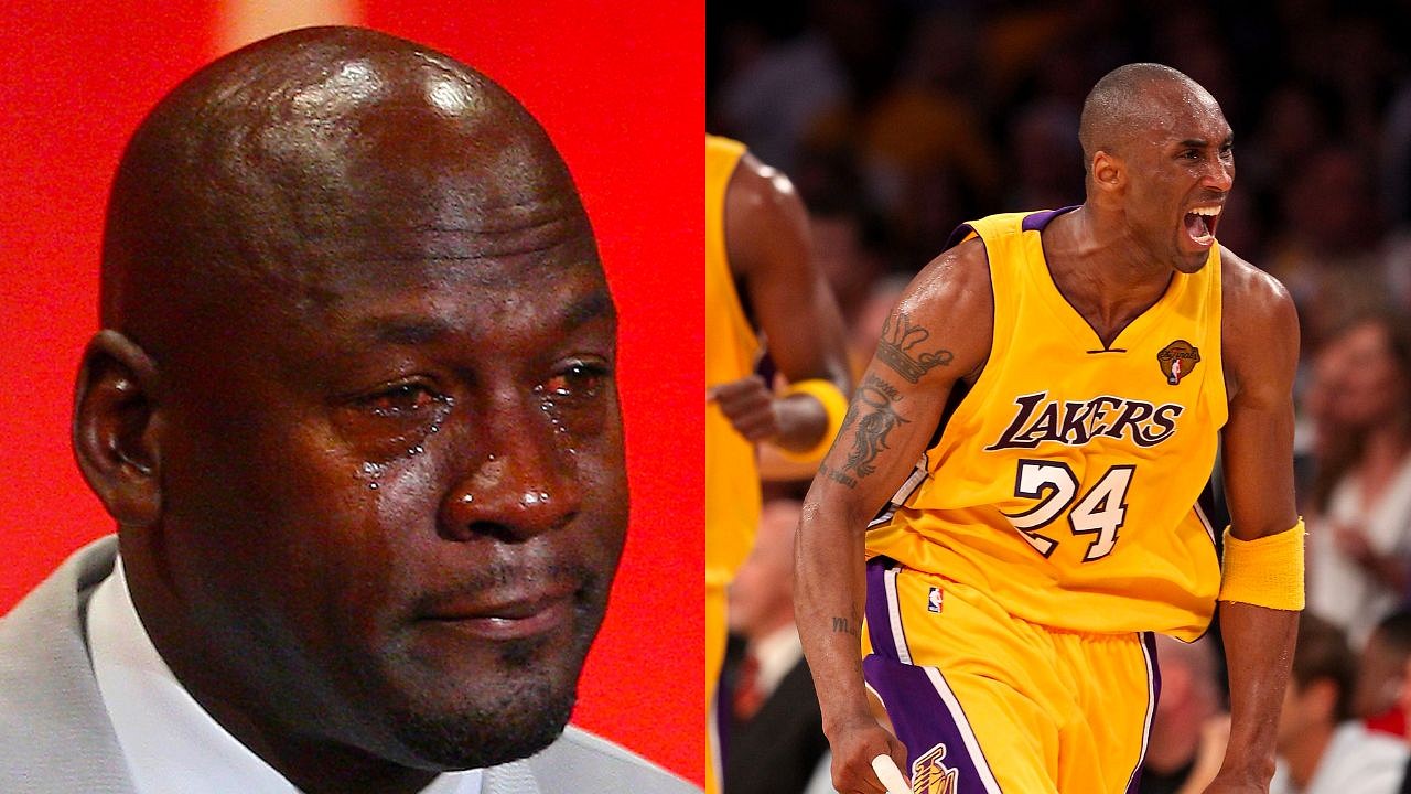 principal Impuro material Billionaire Michael Jordan referenced his 'Crying Jordan' meme at Kobe  Bryant memorial - The SportsRush