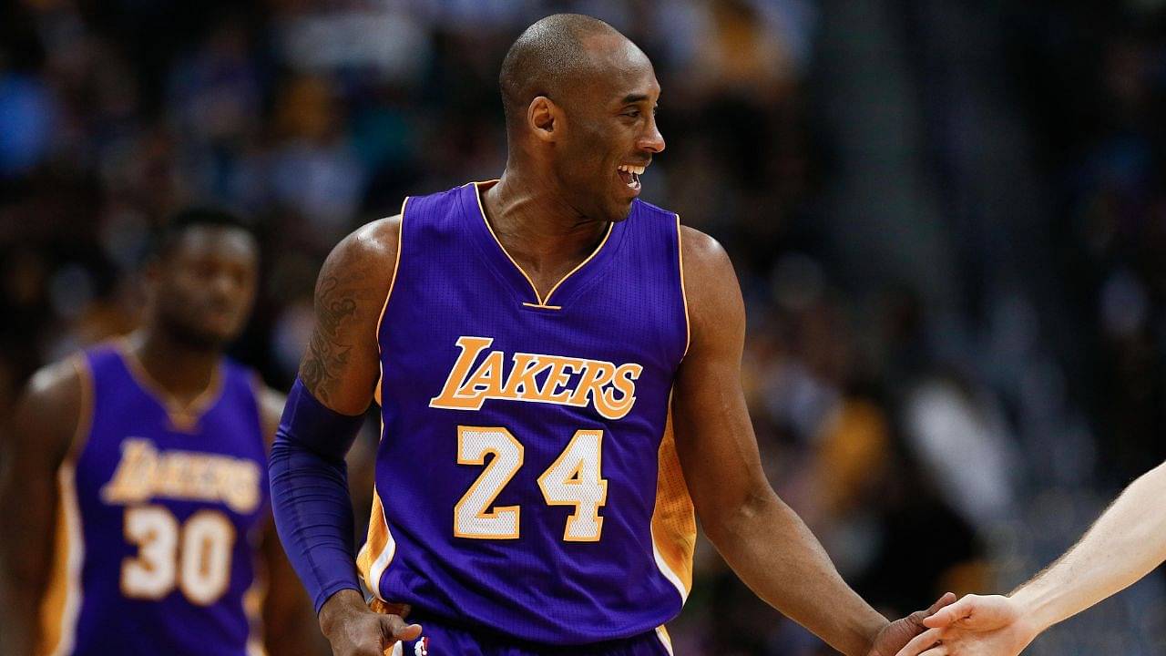 WATCH: Kobe Bryant hilariously pulls out age card when heckled by fans to play defense