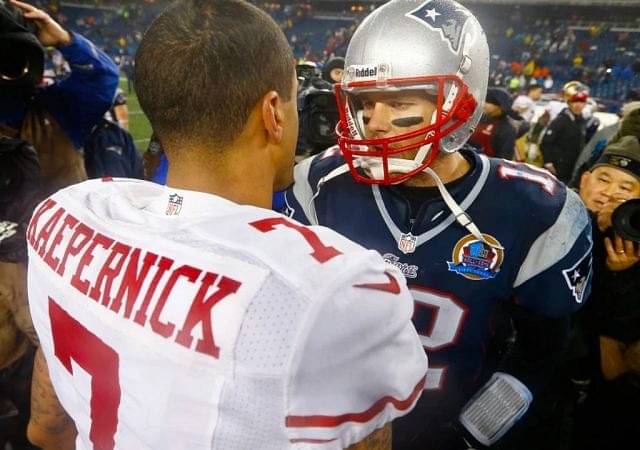 03/09/2022. Tom Brady and Colin Kaepernick are worlds apart, but in one NFL...