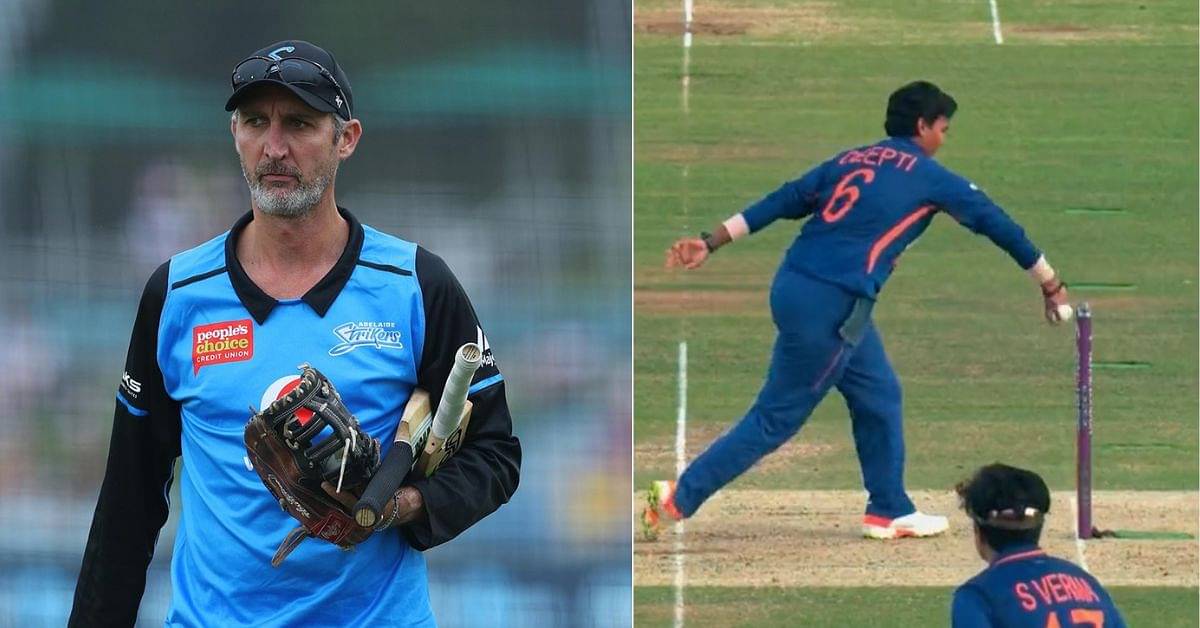 Jason Gillespie has shared his views on the controversial Deepti Sharma-Charlotte Dean run-out at the Lord's in London.