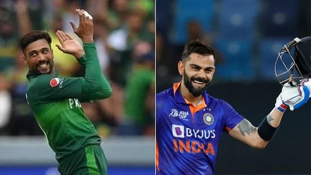 "So finally wait is over": Mohammad Amir commends Virat Kohli for his 71st century in international Cricket vs Afghanistan in Asia Cup 2022