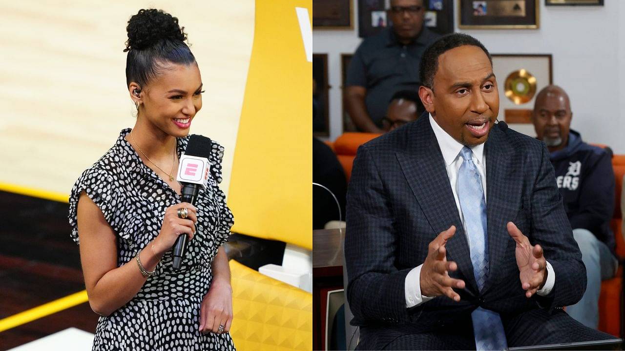 “It ain’t happening”: Stephen A Smith goes at it with Malika Andrews while discussing Ime Udoka’s cheating scandal