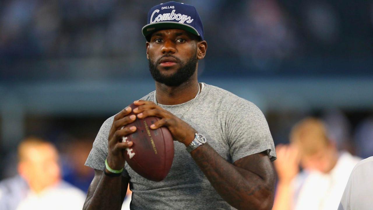 Can LeBron James play college football? Lakers superstar’s Tweet raises speculation about Jerry Jones' pitch to him and a return to football