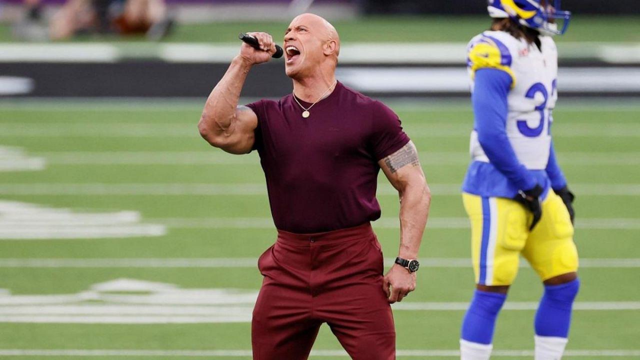 "XFL owner The Rock invading the NFL": Football fans go crazy as Dwayne Johnson calls back his Super Bowl intro by kicking off the NFL season