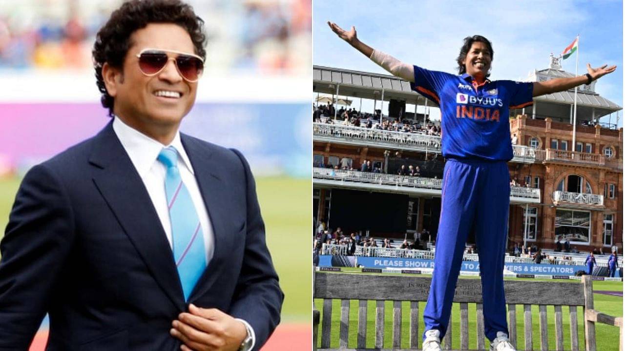 "Thank you for everything you've done": Sachin Tendulkar congratulates Jhulan Goswami as she retires from international Cricket with India clean sweeping England at Lord's