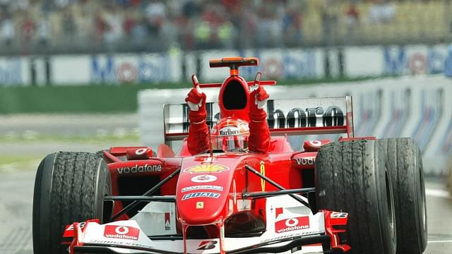 Michael Schumacher's 7th World Championship winning Ferrari F2004's miniature model sold for $350