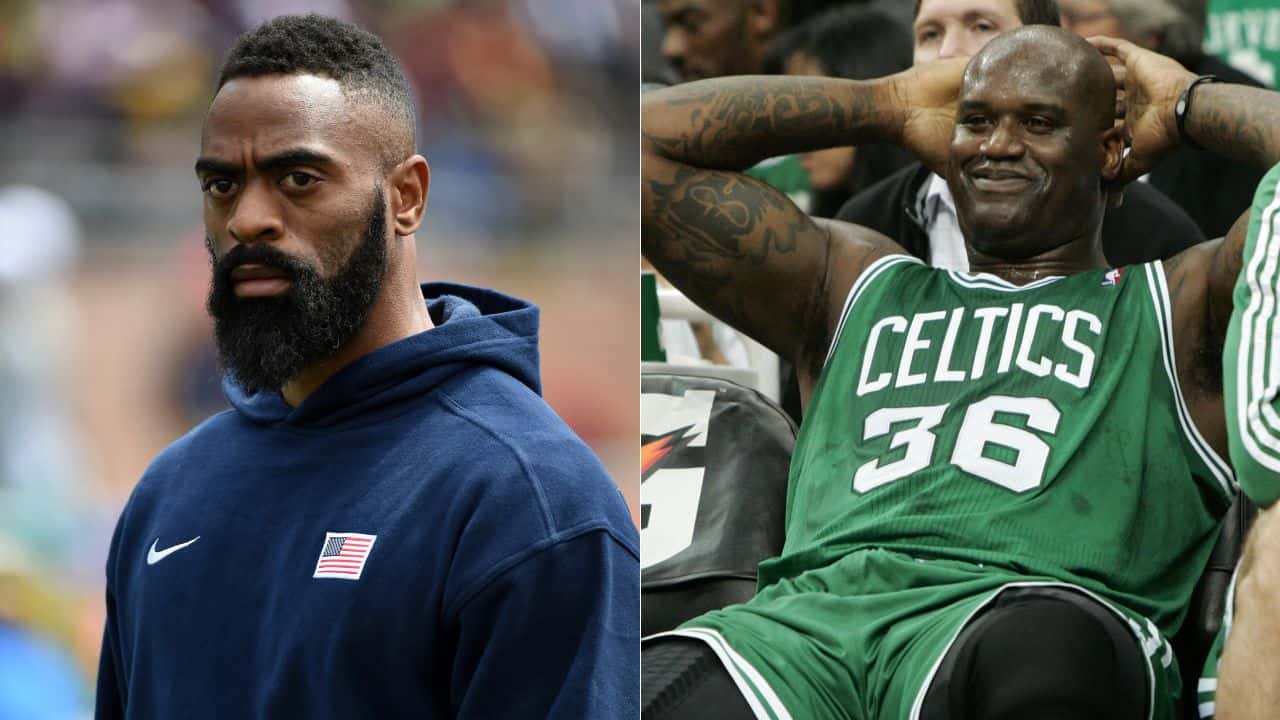 340 lbs Shaquille O’Neal finished a 60m sprint before an Olympic track