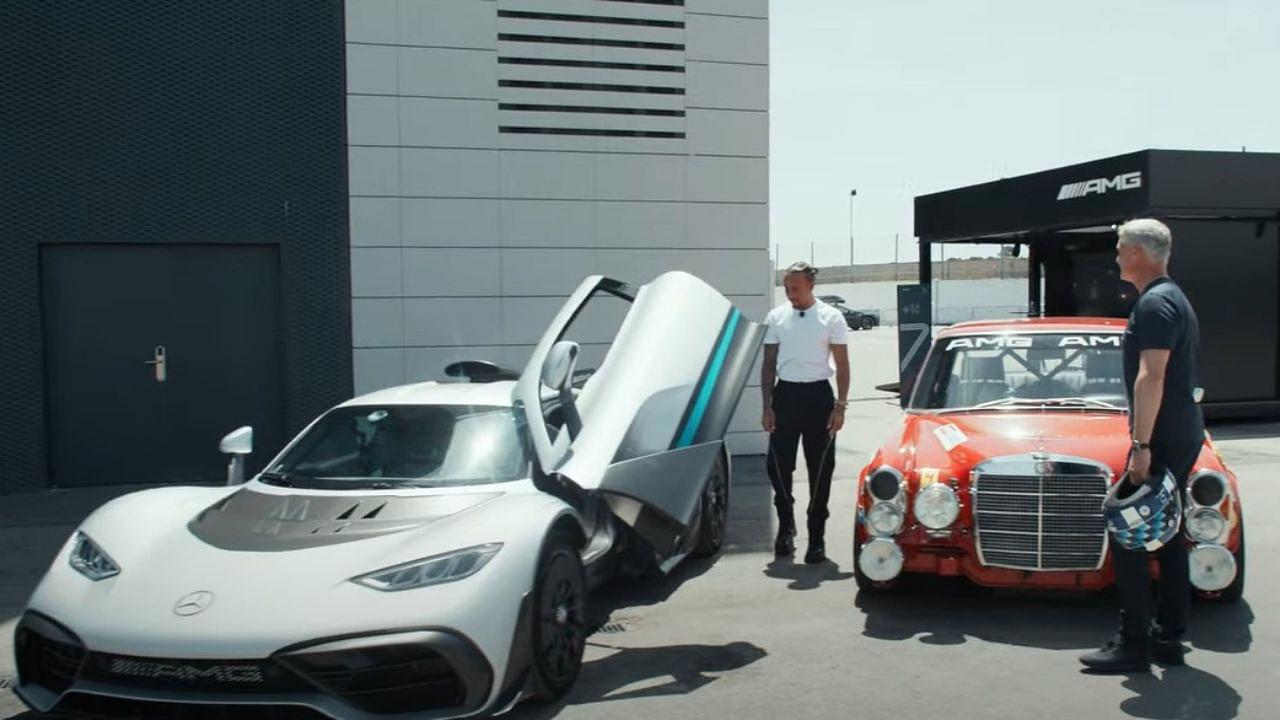 Lewis Hamilton's $2.7 million ultimate AMG hunts down David Coulthard's $400,000 OG AMG