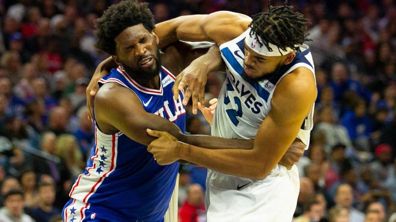Joel Embiid & Karl-Anthony Towns got into a heated social media altercation after a horrific incident in the 76ers-Wolves clash