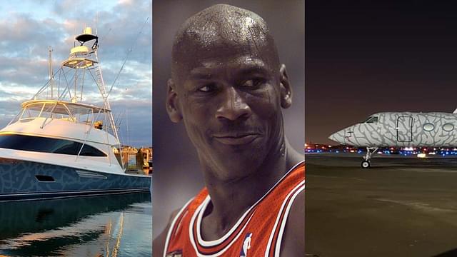 Michael Jordan, who owns a $61M Air Jordan 3 themed jet, has an insane $8M yacht on the same theme