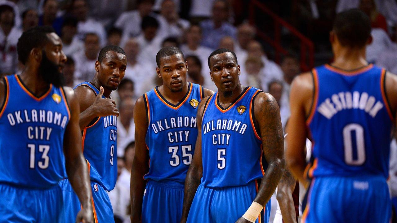 $36 Million Kendrick Perkins deal broke up trio of James Harden, Kevin Durant, and Russell Westbrook