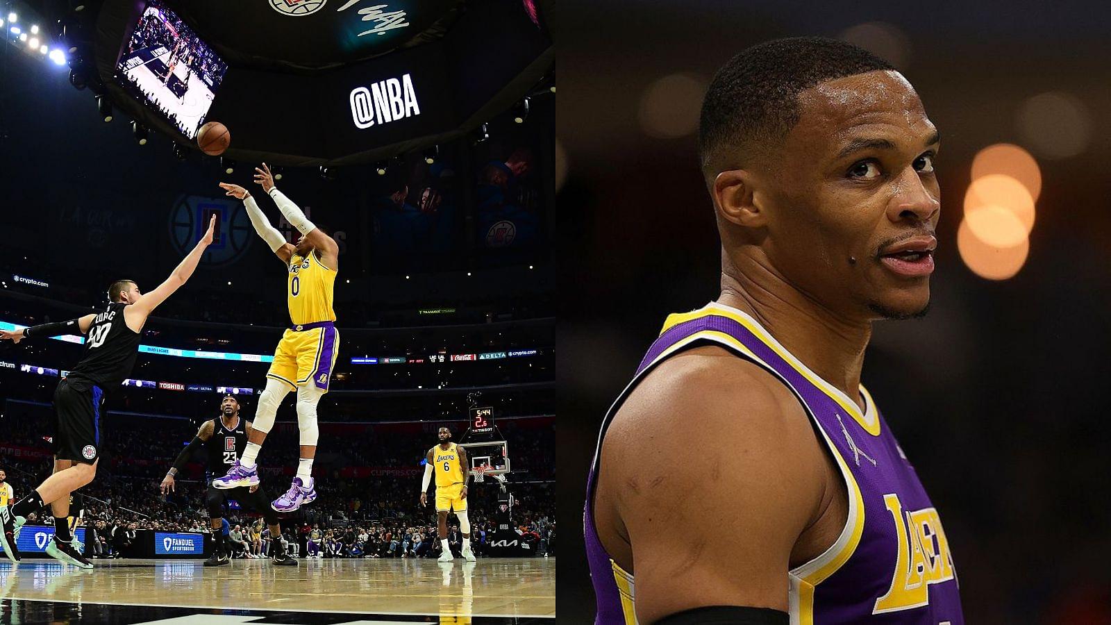 WATCH: Russell Westbrook who shot under 30% from three in 2021-22 is working on a new jumpshot