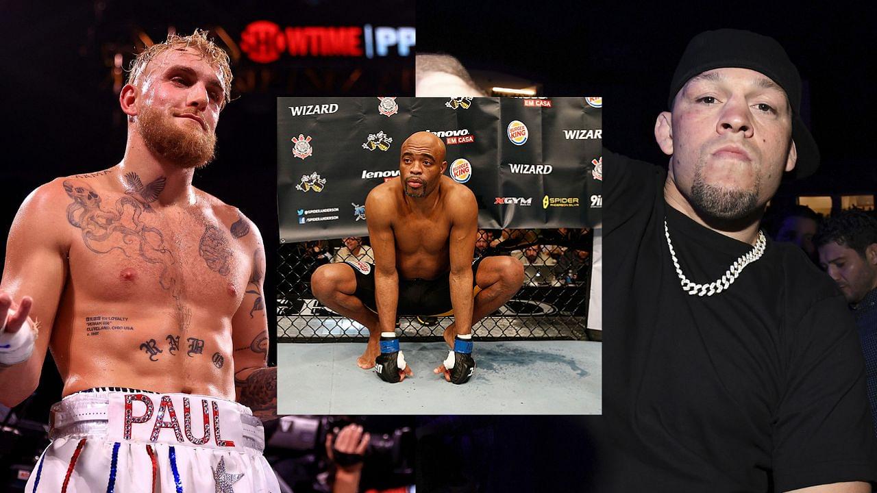 Nate Diaz Jake Paul Anderson Silva