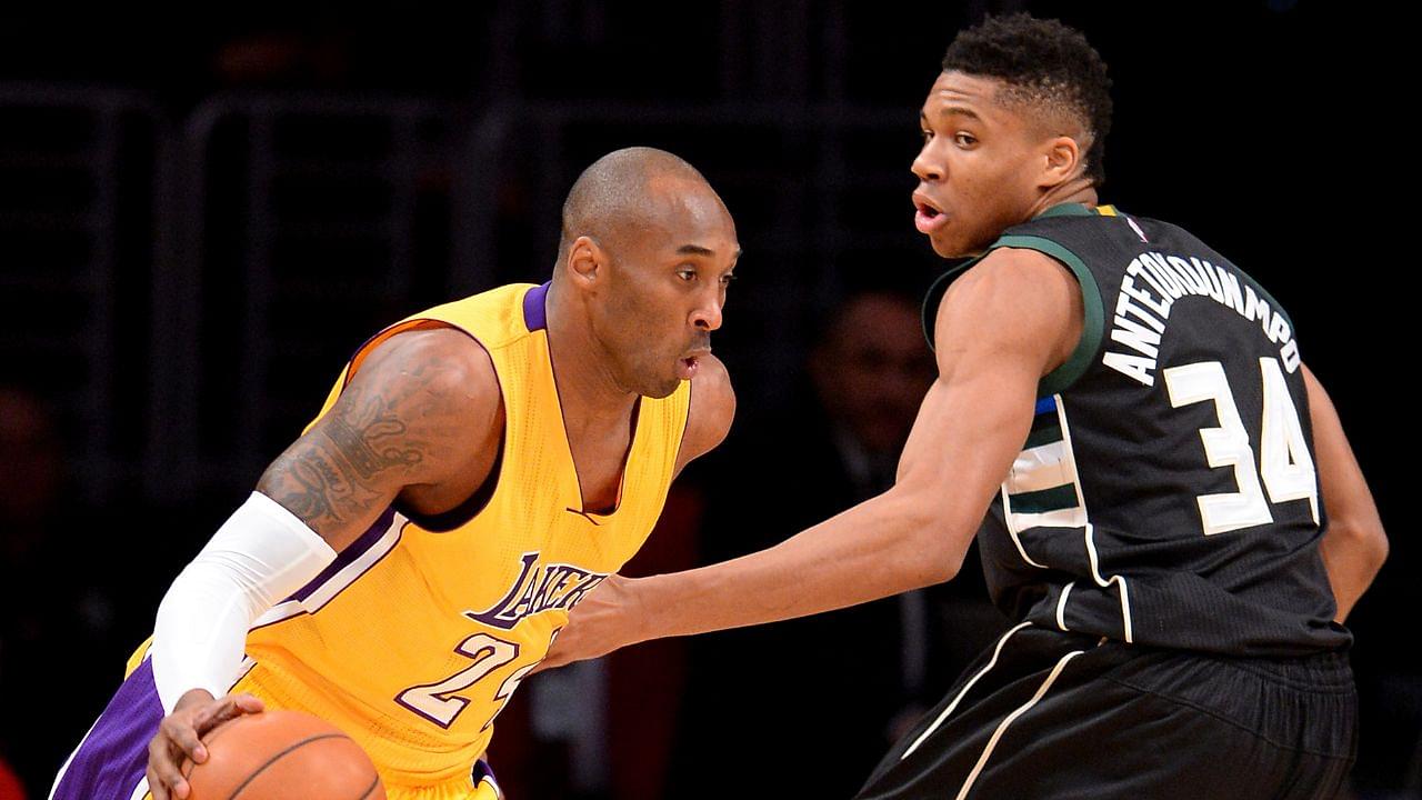 Giannis Antetokounmpo once took up Kobe Bryant's challenge to win the MVP. This time, we think he wants to emulate him in films.